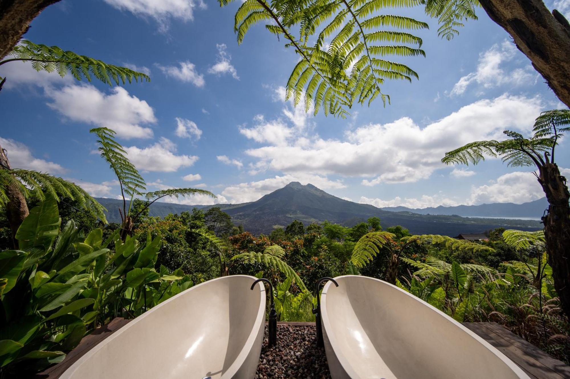 Black Wood Cabin Kintamani Exterior foto