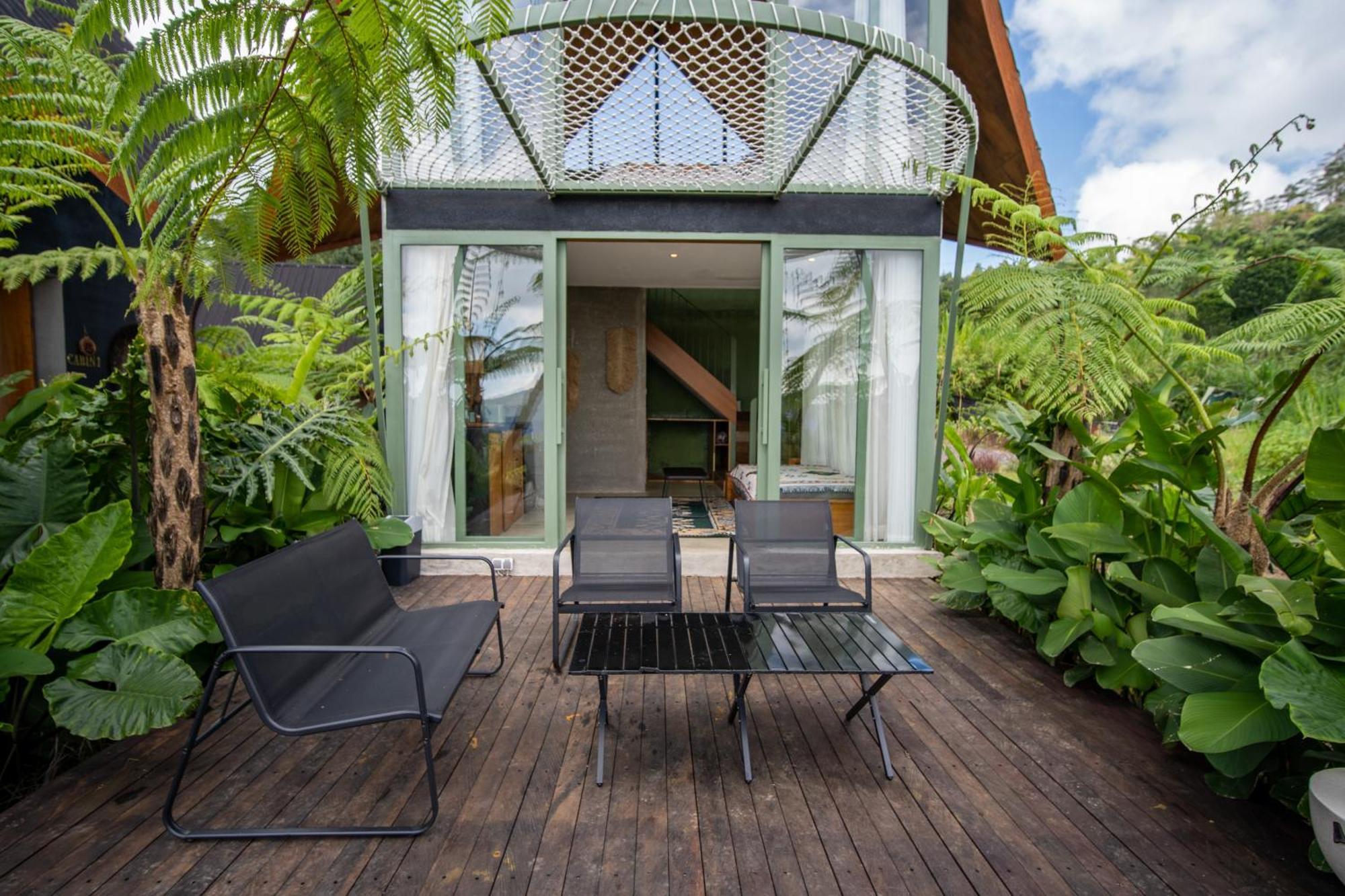 Black Wood Cabin Kintamani Exterior foto