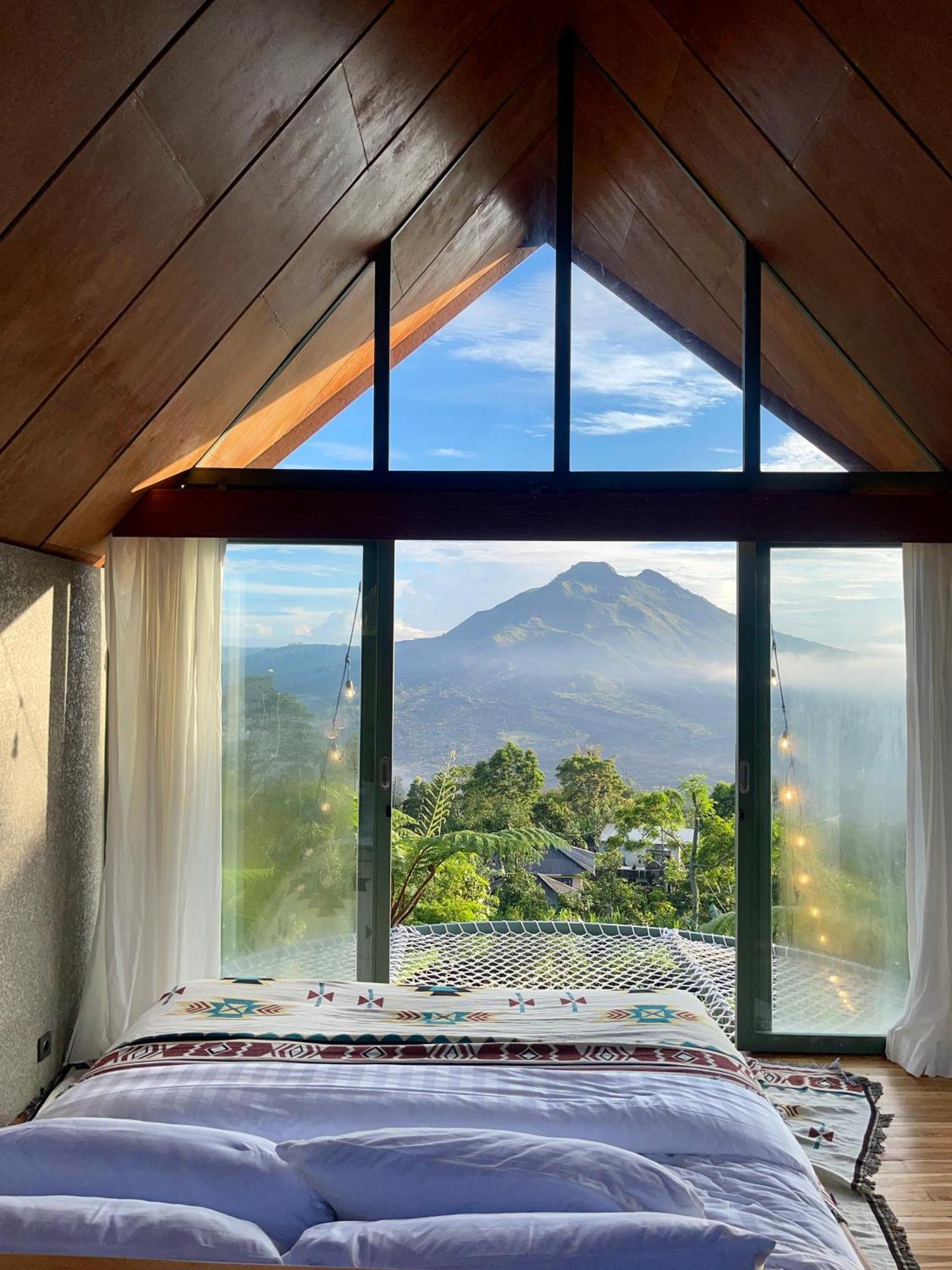 Black Wood Cabin Kintamani Exterior foto